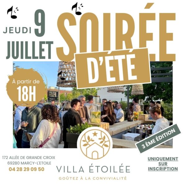 Soirée d'été Villa Etoilée (3ème édition)