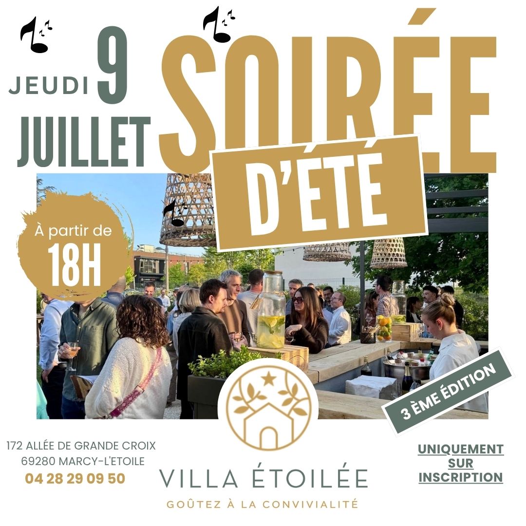 Soirée d'été Villa Etoilée (3ème édition)